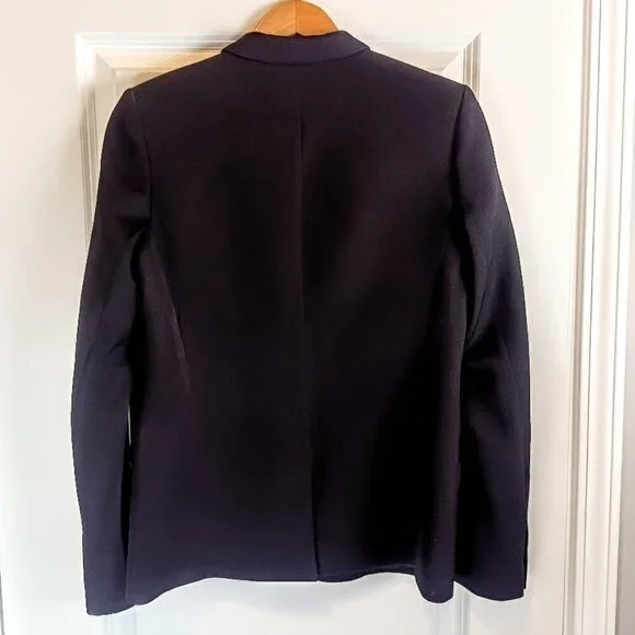 Theory Matelda Laureate Black Wool Blazer